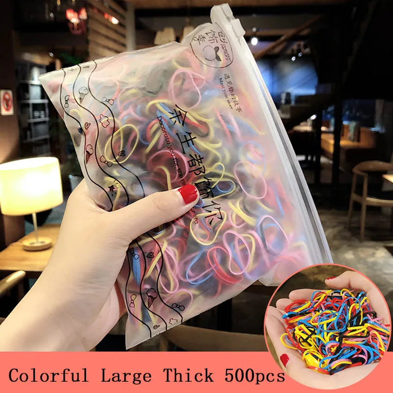 Élastiques Cheveux Colorés