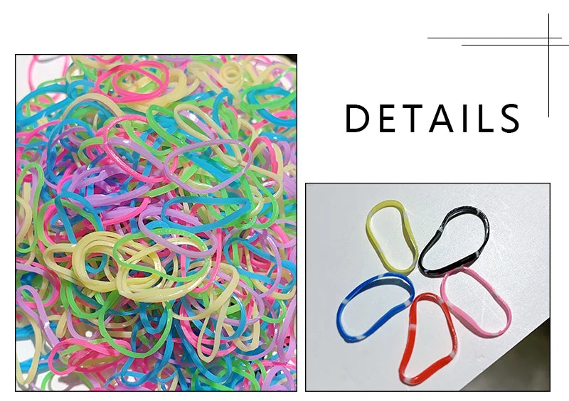 Élastiques Cheveux Colorés