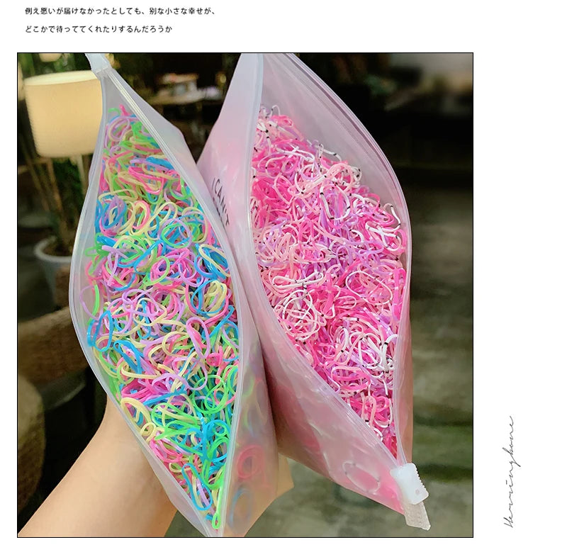 Élastiques Cheveux Colorés